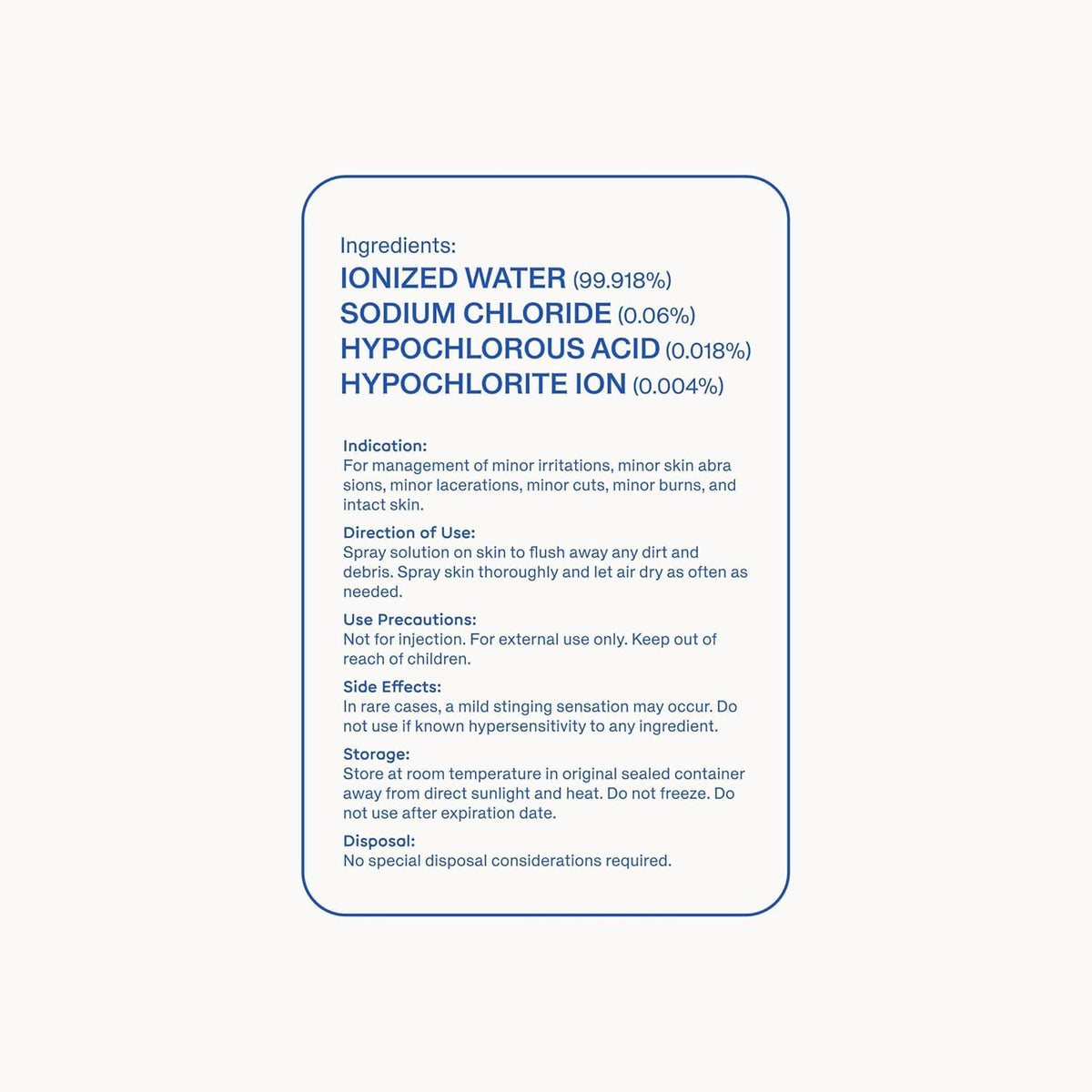 Magic Molecule label and ingredient panel highlighting clean formulation