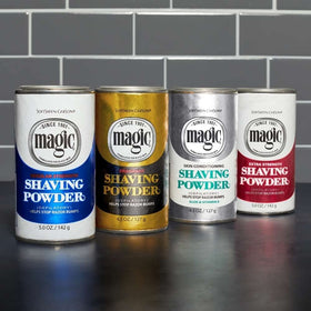 MAGIC jars on bathroom shelf illustrating easy storage and everyday accessibility