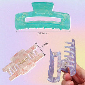 Magicsky clip securing half-up hairstyle demonstrating quick on-the-go styling