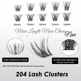 Magnetic SL application scene with tweezers placing clusters for quick DIY results