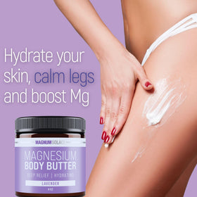 Magnum Solace applying to ankle demonstrating easy nighttime application and absorption