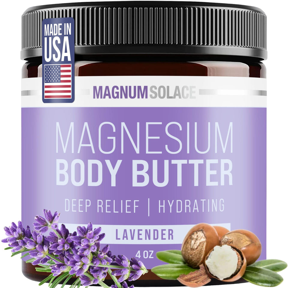 Magnum Solace front jars showing packaging and product identity benefits nighttime routine