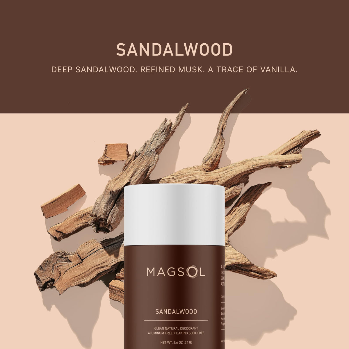MagSol Organics label close-up highlighting magnesium, sweet almond oil and clean ingredients benefit