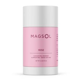 MagSol Organics front packaging showing brand and rose scent for confidence
