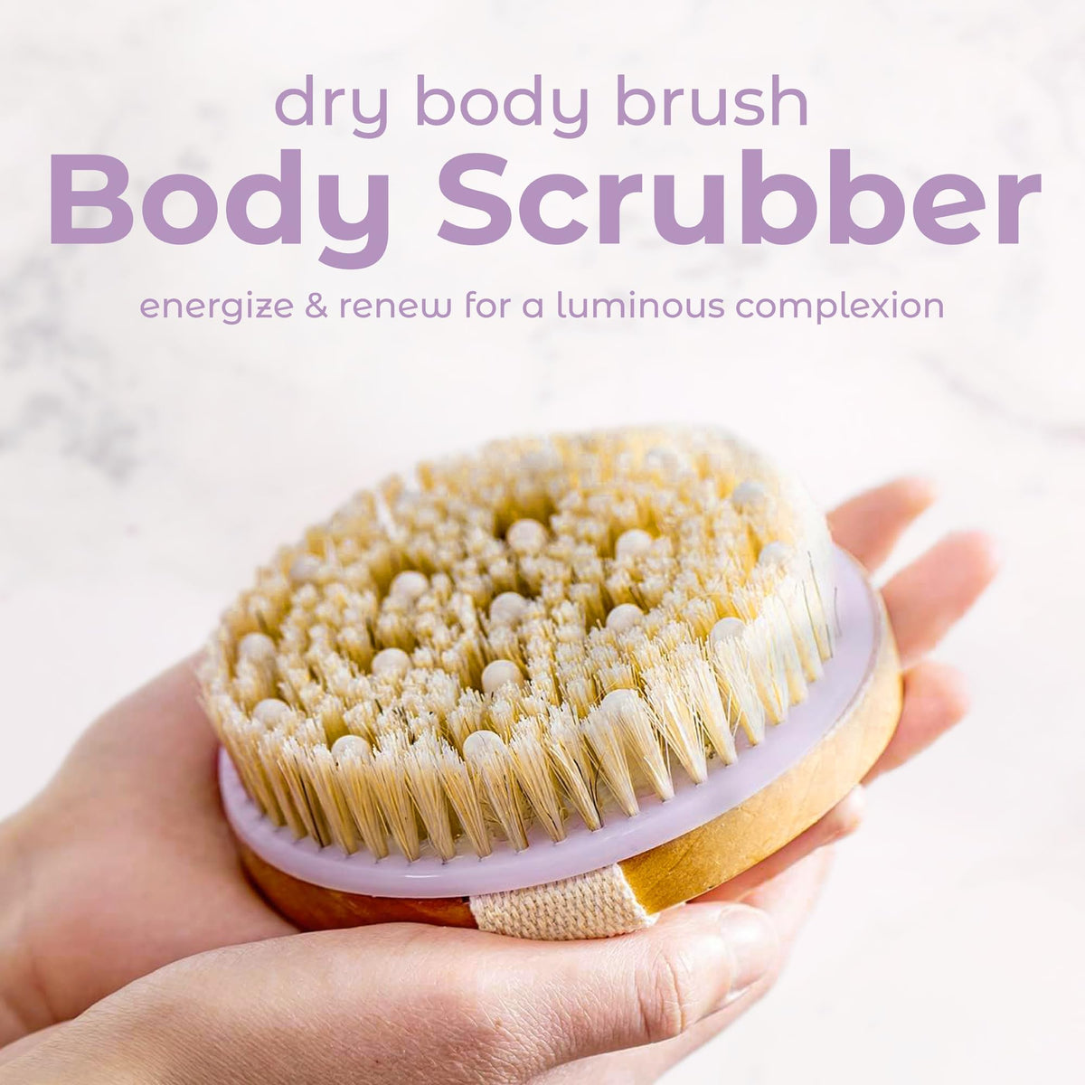 MainBasics back handle detail showing comfortable grip for precise brushing