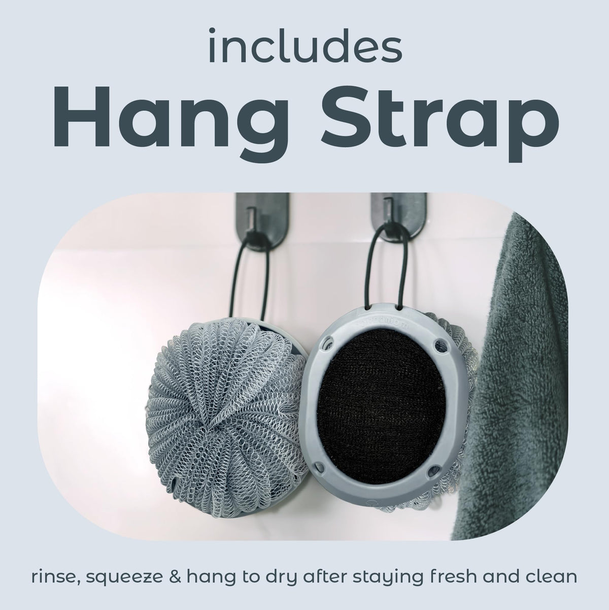 MainBasics lifestyle bathroom setting highlighting convenience and storage