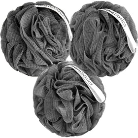 MainBasics three-pack front view showing neutral pouf colors and packaging benefit