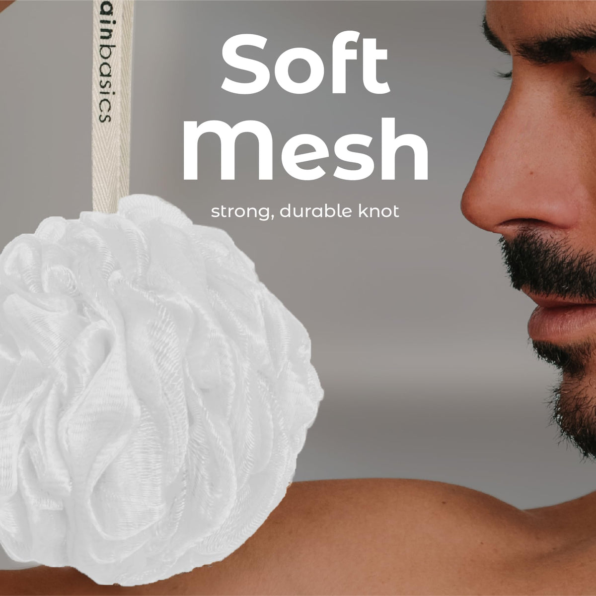 MainBasics reinforced knot and hanging loop detail for secure storage and durability