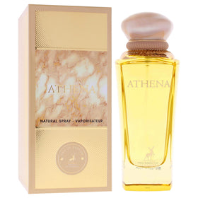 Maison Alhambra Athena perfume splash illustrating vibrant green and floral lift