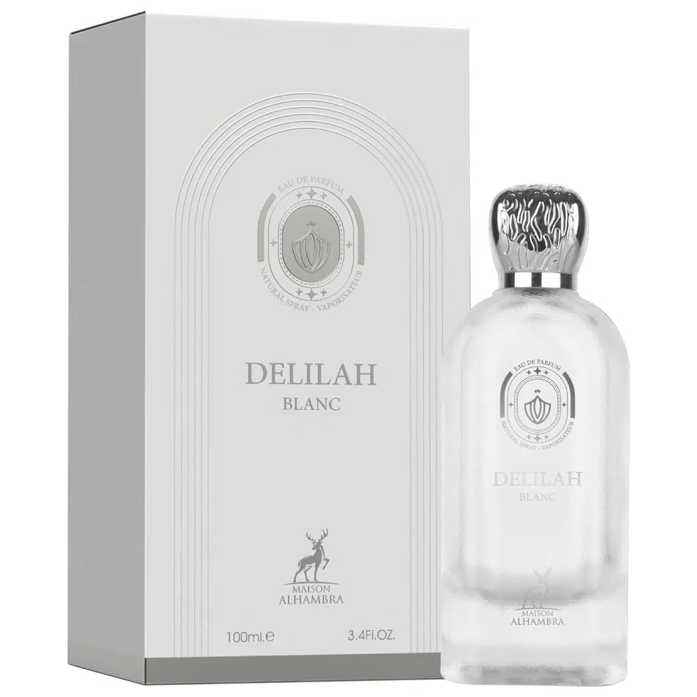Maison Alhambra Delilah Blanc close-up of bottle finish highlighting premium detail and tactile quality