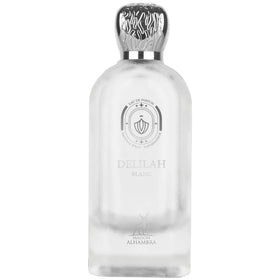 Maison Alhambra Delilah Blanc front bottle view showing elegant design and gift-ready appeal