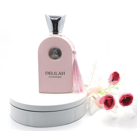 Maison Alhambra Delilah scent swirl on skin showcasing texture and long-lasting warmth