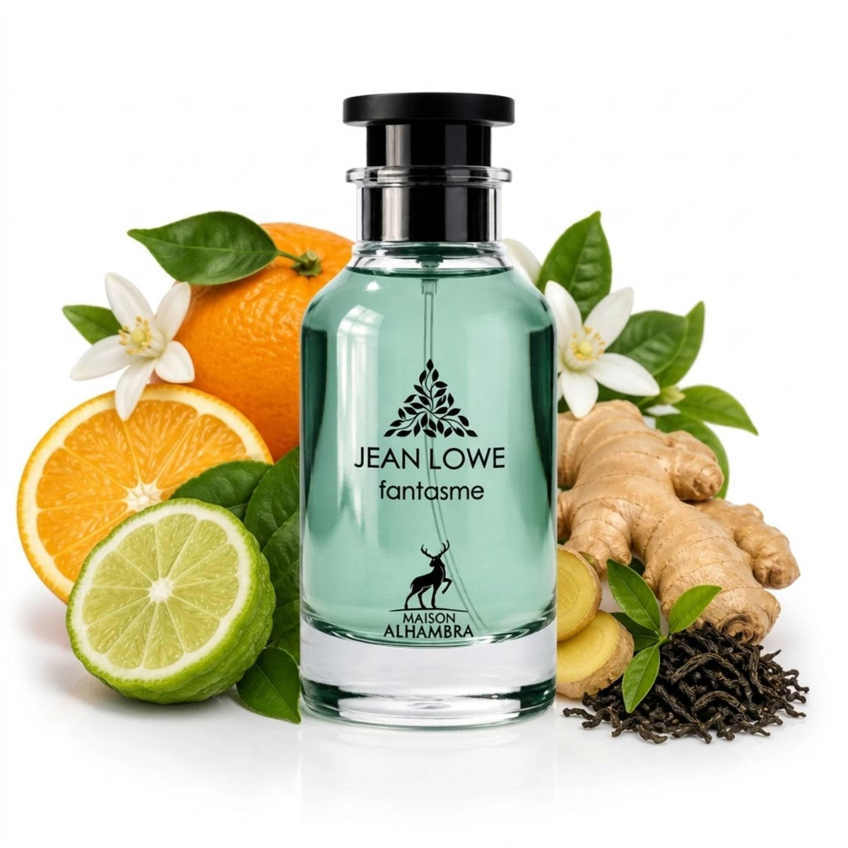 Maison Alhambra Fantasme heart notes display of neroli and ginger adding warm complexity