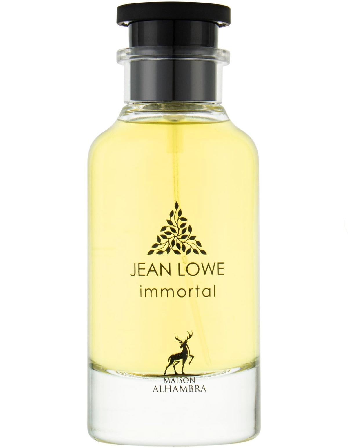 Maison Alhambra Jean Lowe Immortel front bottle view showing elegant design and premium appeal