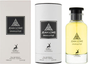 Maison Alhambra Jean Lowe Immortel ingredients display with citrus and herbs highlighting fragrance complexity