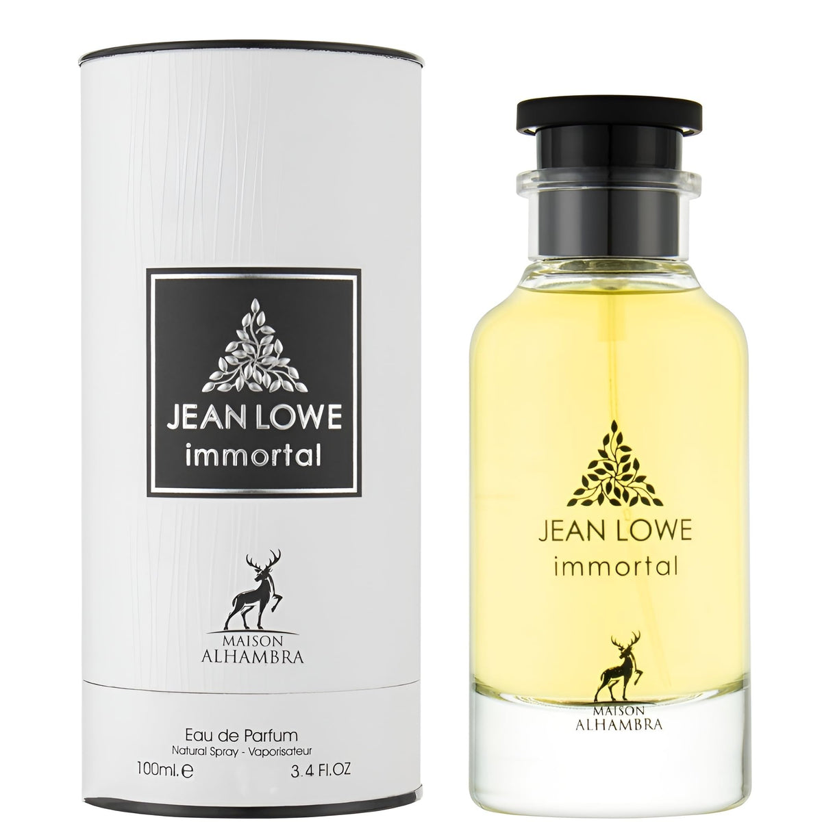 Maison Alhambra Jean Lowe Immortel atomizer close-up depicting easy application and fine mist