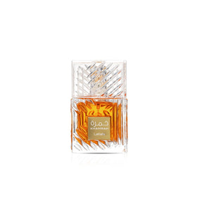 Maison Alhambra front bottle shot showing elegant glass and amber liquid, evokes luxury
