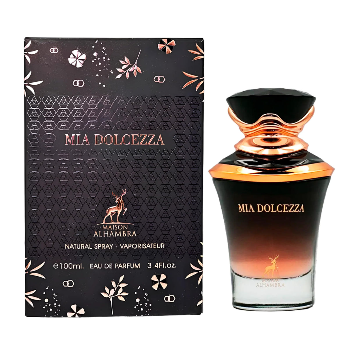 Maison Alhambra close-up of notes emphasizing bergamot, rose and vanilla warmth