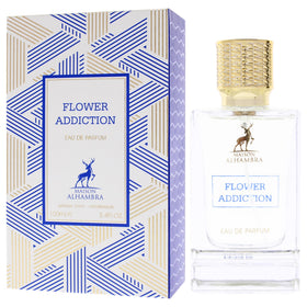 Maison Alhambra bottle being sprayed on wrist showing easy application and wearable scent