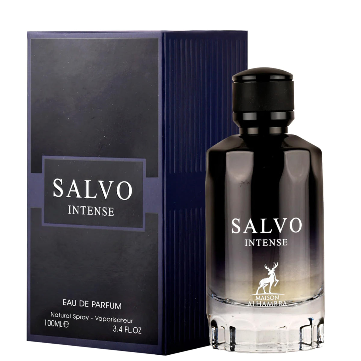 Maison Alhambra Salvo Intense atomizer spraying a mist to show application and even coverage