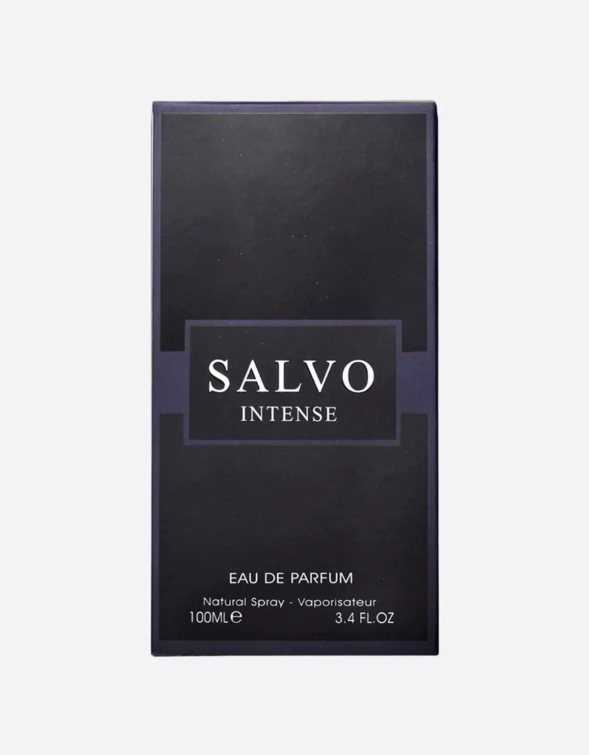Maison Alhambra Salvo Intense label close-up highlighting ingredients and premium design benefit