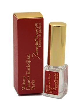 Maison Francis Kurkdjian Baccarat Rouge 540 extrait small vial front view showing compact travel benefit