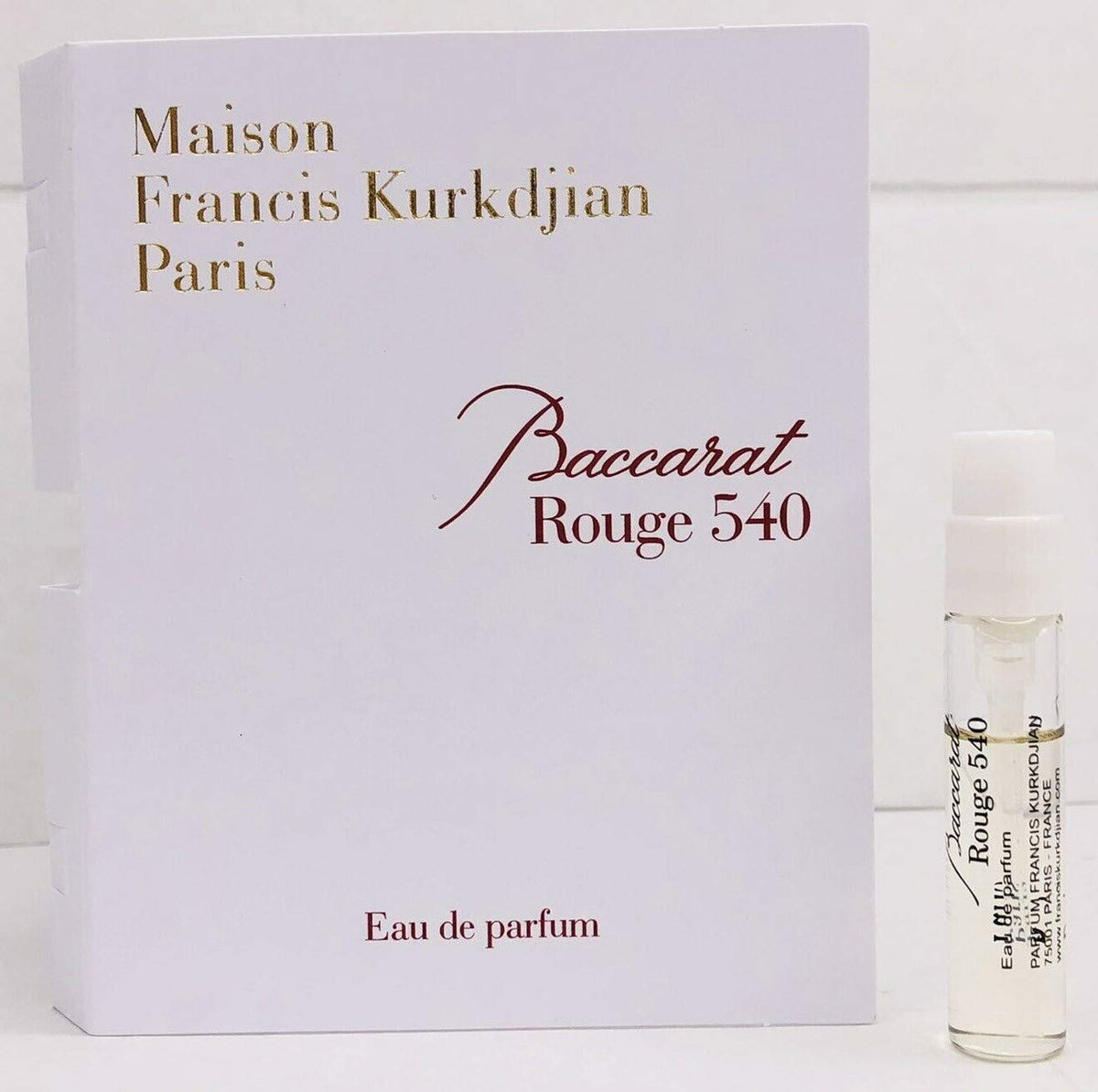 Maison Francis Kurkdjian close-up of spray nozzle highlighting precise application