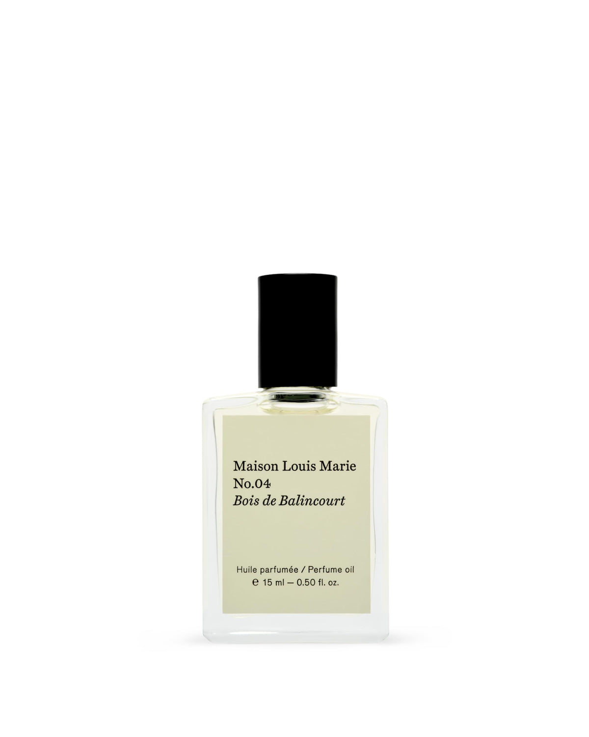 Maison Louis Marie front bottle view showing elegant label and compact size benefit
