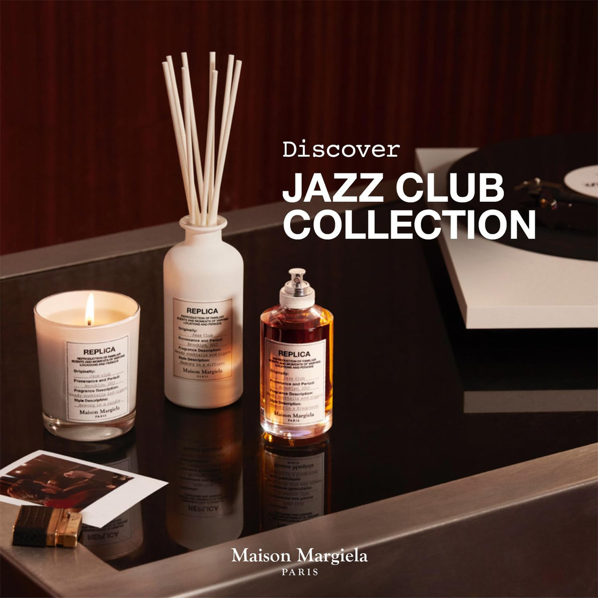 Maison Margiela Jazz Club cap and nozzle close-up showcasing quality finish and controlled spray