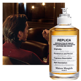 Maison Margiela Jazz Club label close-up highlighting Replica identity and elegant detail