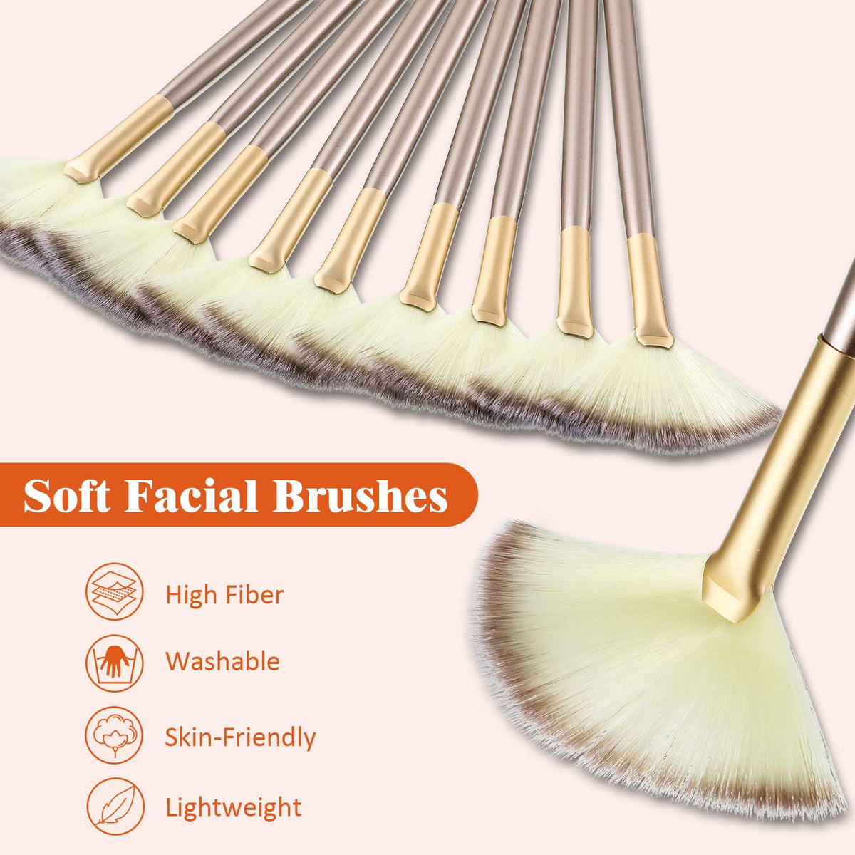 Maitys brush applying face mask to cheek, demonstrating smooth even product spread