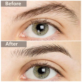 Maitys application step-by-step image showing quick water transfer for fast brows