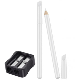 Maitys front packaging showing white nail pencils and sharpener, convenient travel kit