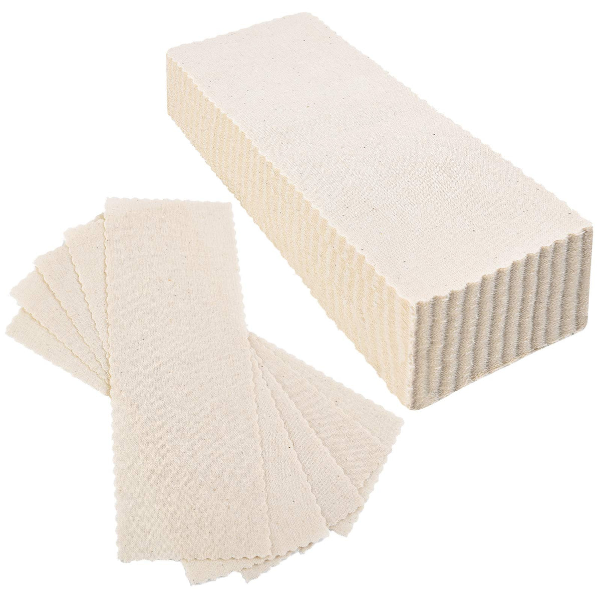 Maitys front packaging showing 100 muslin strips and benefits