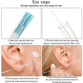 Maitys in use on ear demonstrating safe, controlled cleaning technique