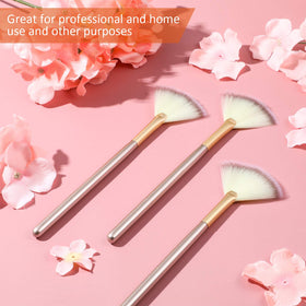 Maitys brushes staged on bathroom vanity for at-home spa routine convenience