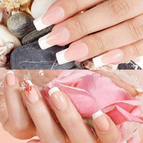 Maitys scale comparison with hand showing compact tools, portable manicure convenience