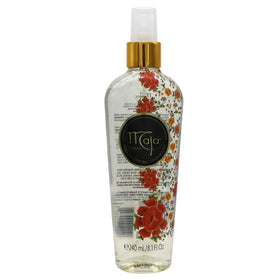Maja front bottle showing label and elegant floral design for instant identification and appeal