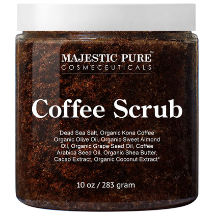 Majestic Pure front jar shot showing label and 10 oz size for confident purchase