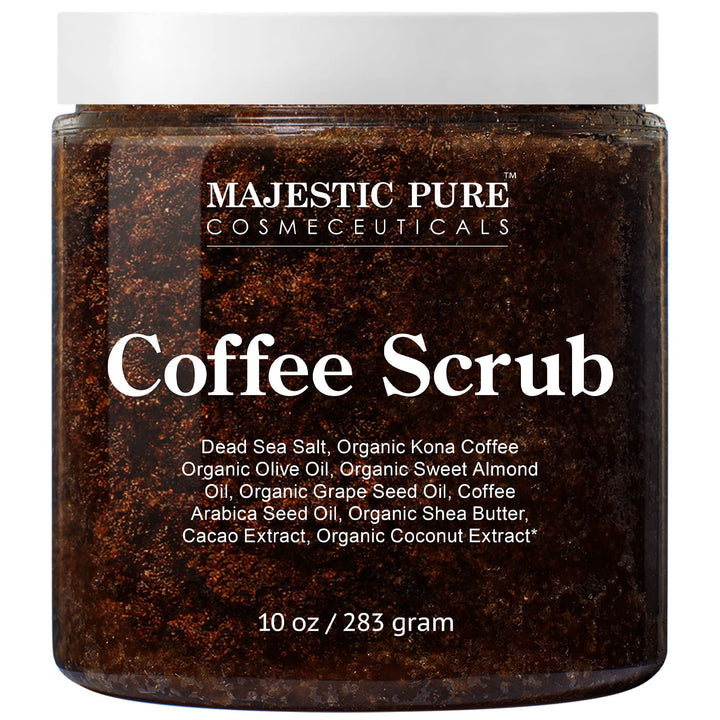 Majestic Pure front jar shot showing label and 10 oz size for confident purchase