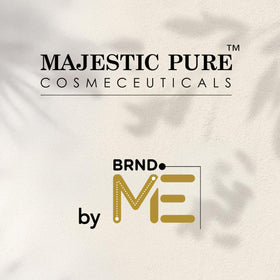 Majestic Pure recyclable jar label emphasizing manufactured-in-USA and cruelty-free