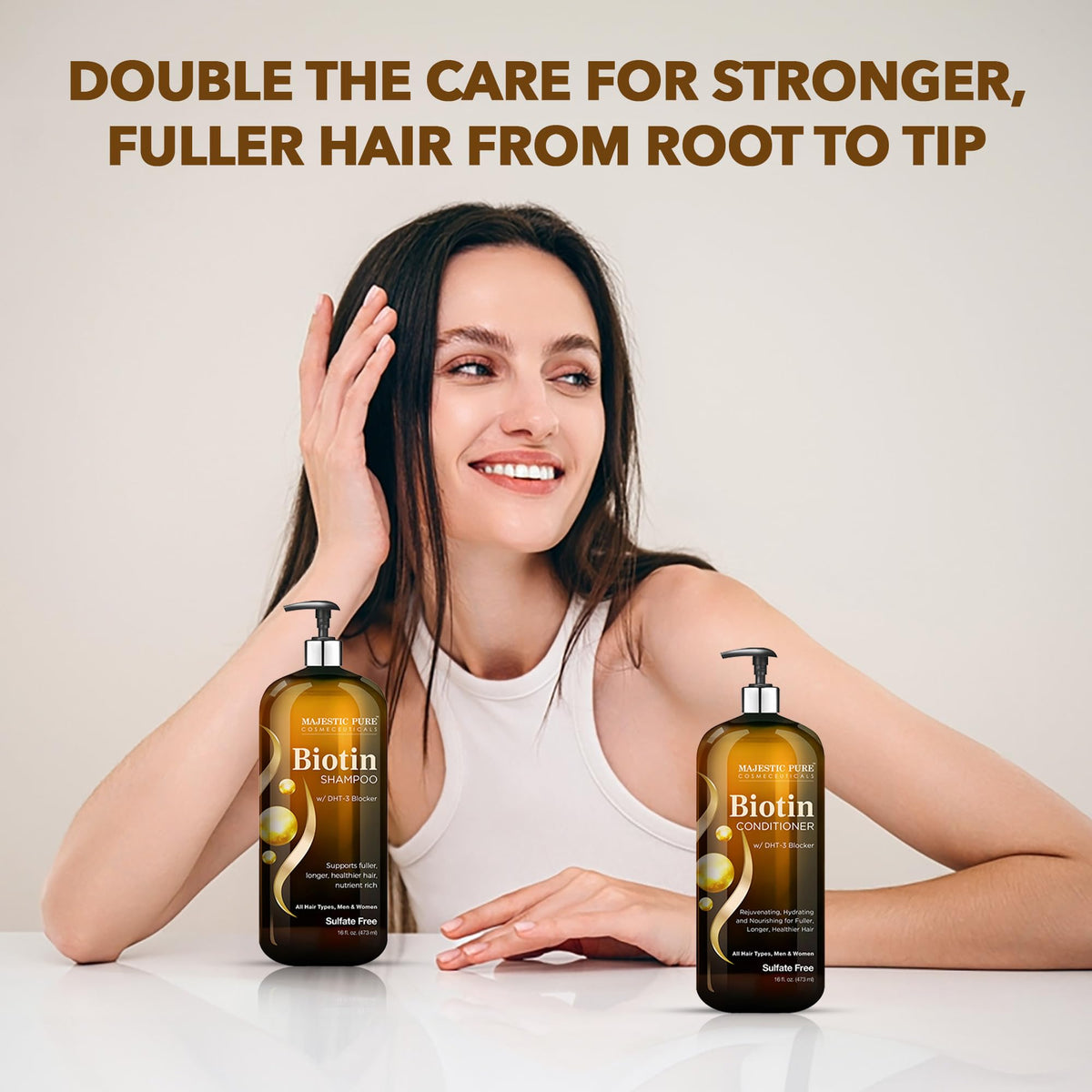 Majestic Pure conditioner cream texture illustrating deep hydration and smoothness
