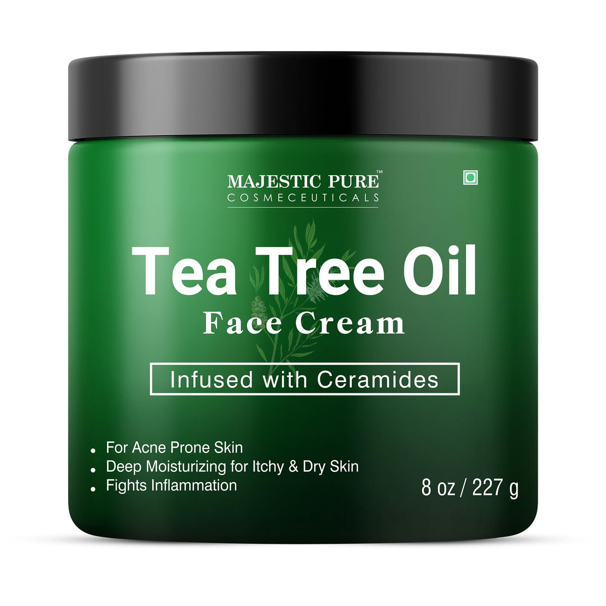 Majestic Pure cream texture closeup, highlights fast-absorbing smoothness