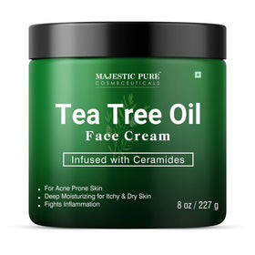 Majestic Pure cream texture closeup, highlights fast-absorbing smoothness