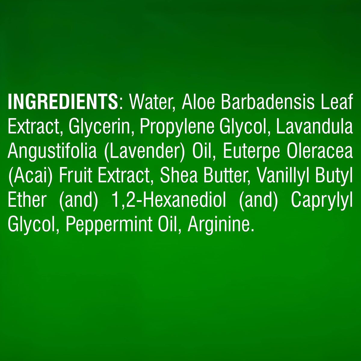 Majestic Pure ingredients display with lavender, shea, peppermint demonstrating natural nourishment