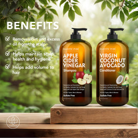 Majestic Pure ingredients display with rosemary and avocado illustrating natural nourishment