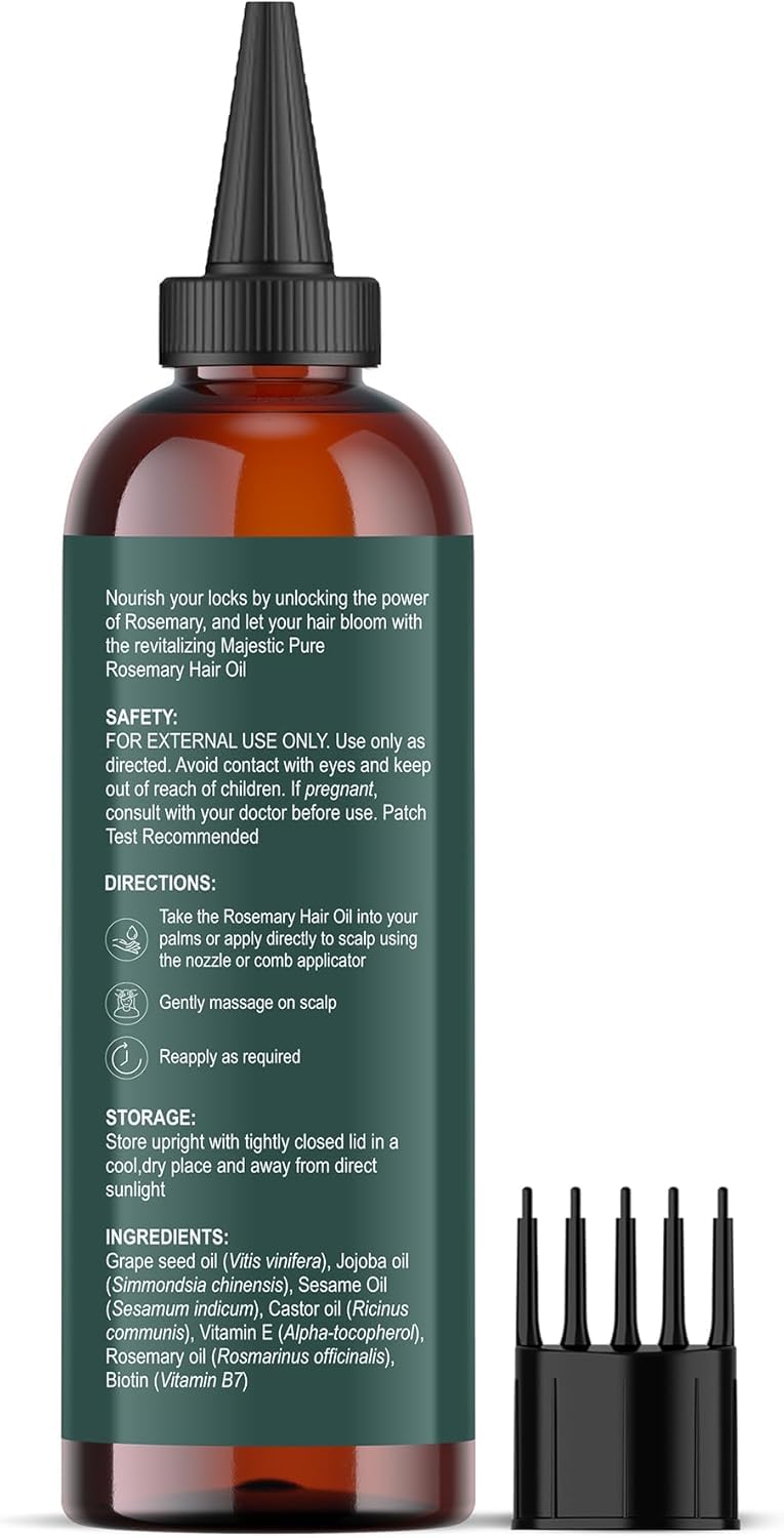 Majestic Pure bottle styled on bath shelf for easy routine integration