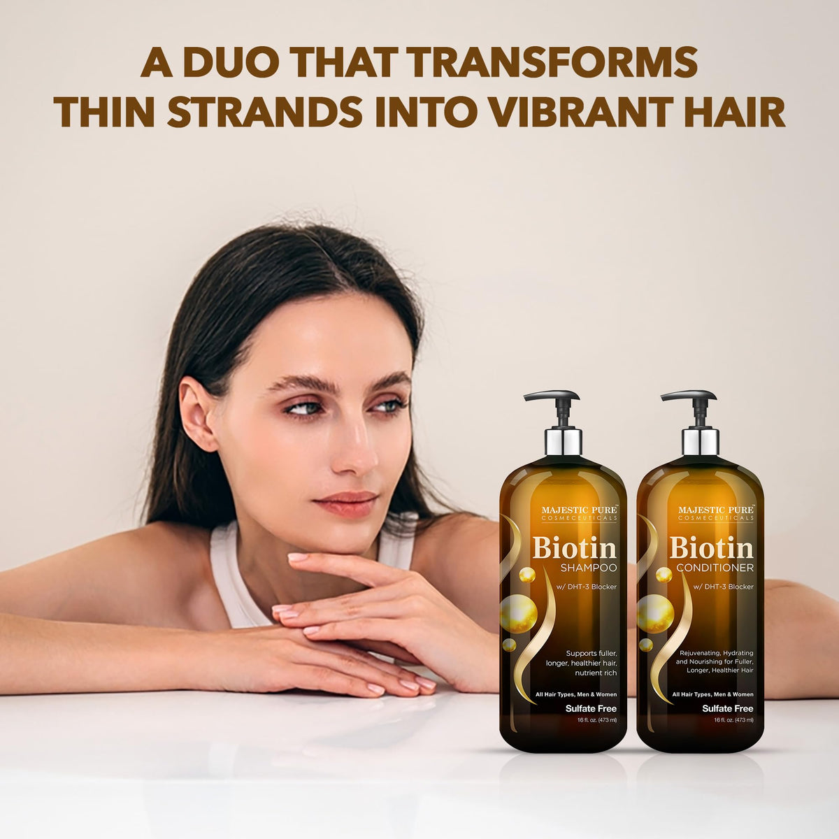 Majestic Pure shampoo suds detail demonstrating gentle cleansing without sulfates
