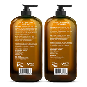Majestic Pure bottles next to ruler size comparison showing the 16 fl oz scale