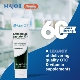 MAJOR tube on bathroom shelf in lifestyle scene suggesting daily skincare routine benefit